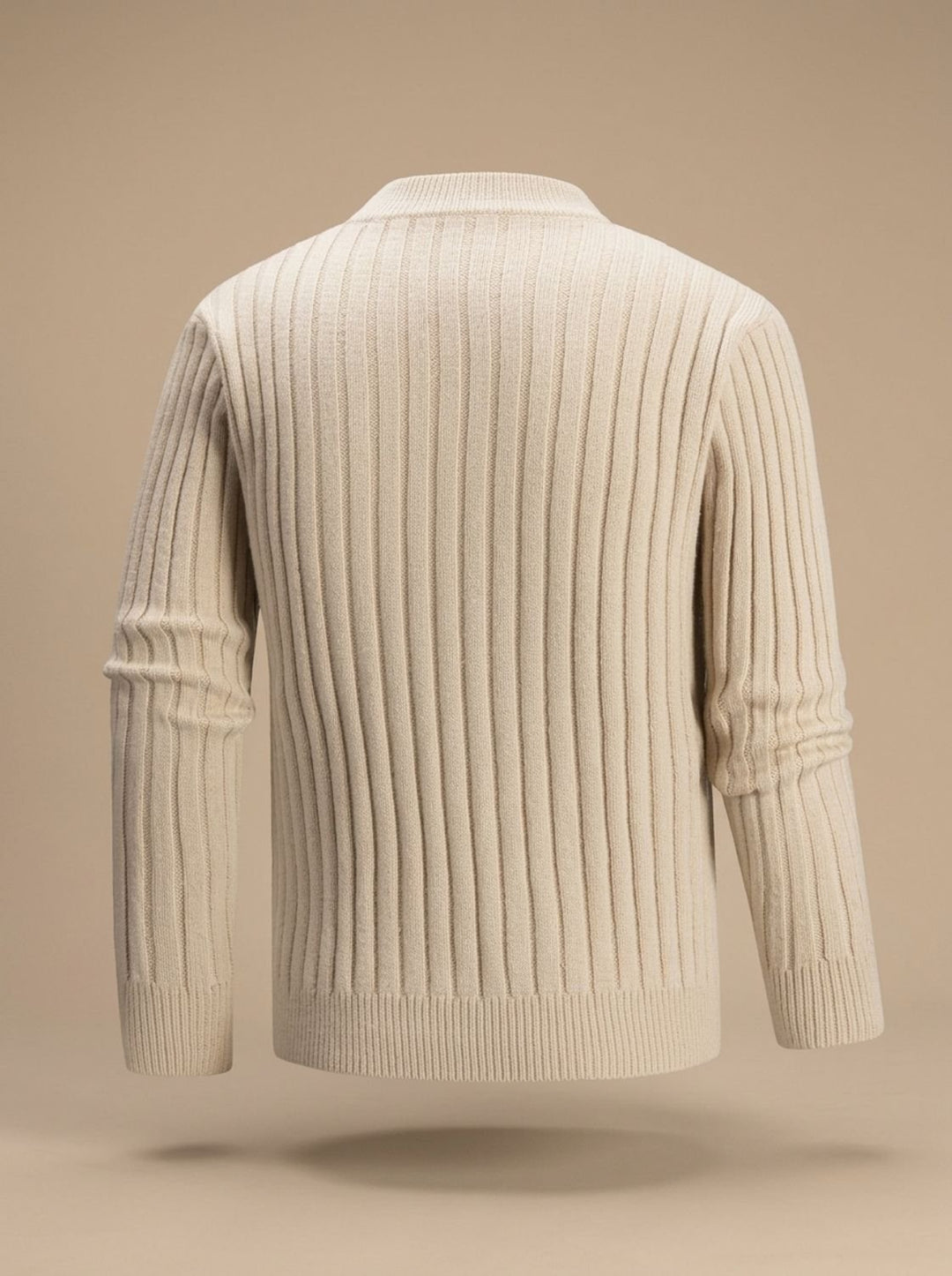 Iestyn | Men's Cable Knit Cotton-Blend Mock Neck Jumper