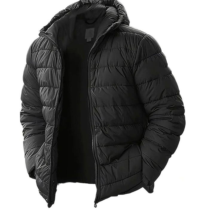 Lyle | Men's Hooded Quilted Coated Puffer Jacket