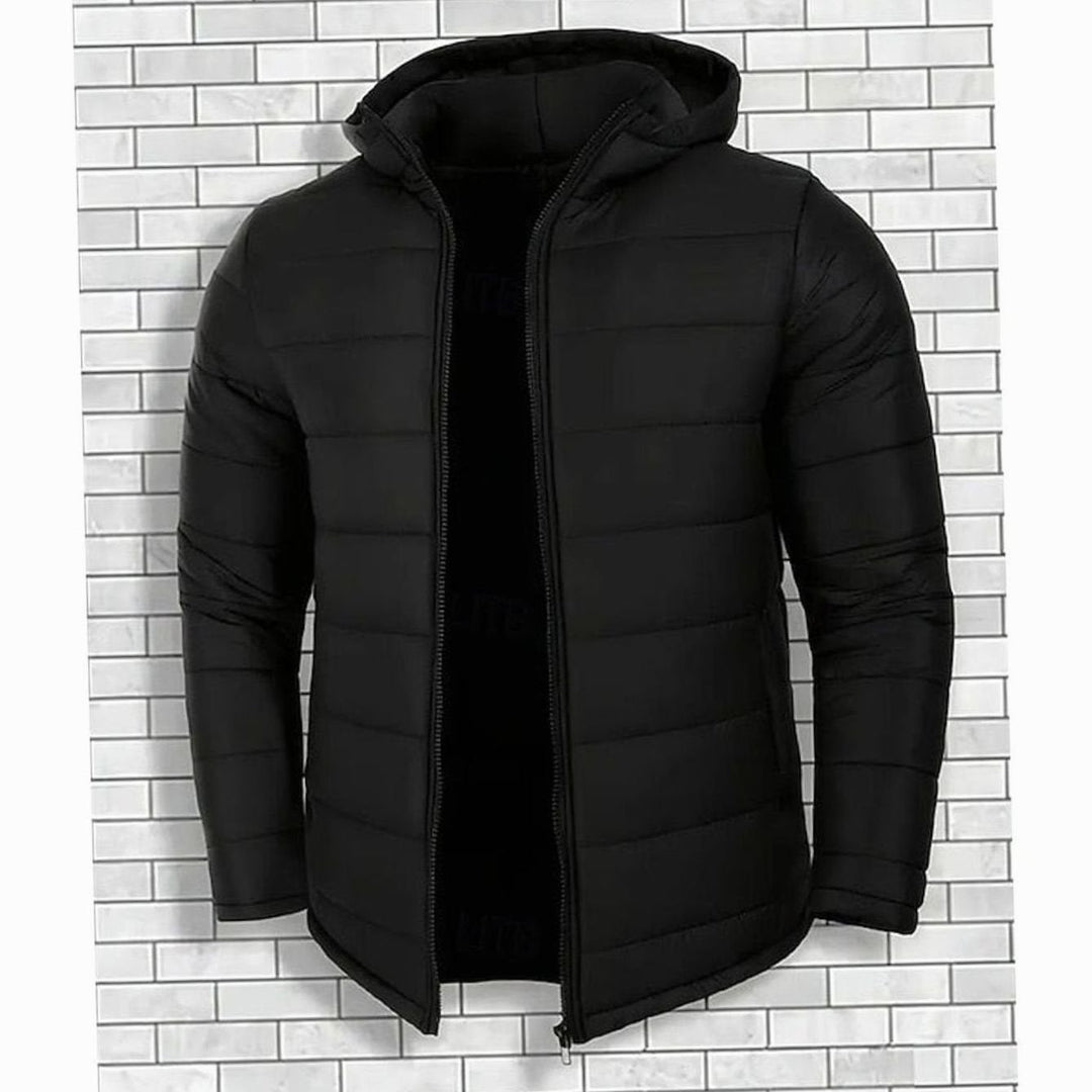 Lyle | Men's Hooded Quilted Coated Puffer Jacket