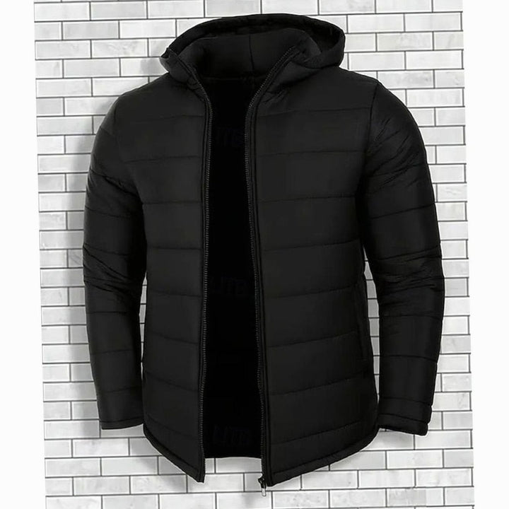 Lyle | Men's Hooded Quilted Coated Puffer Jacket