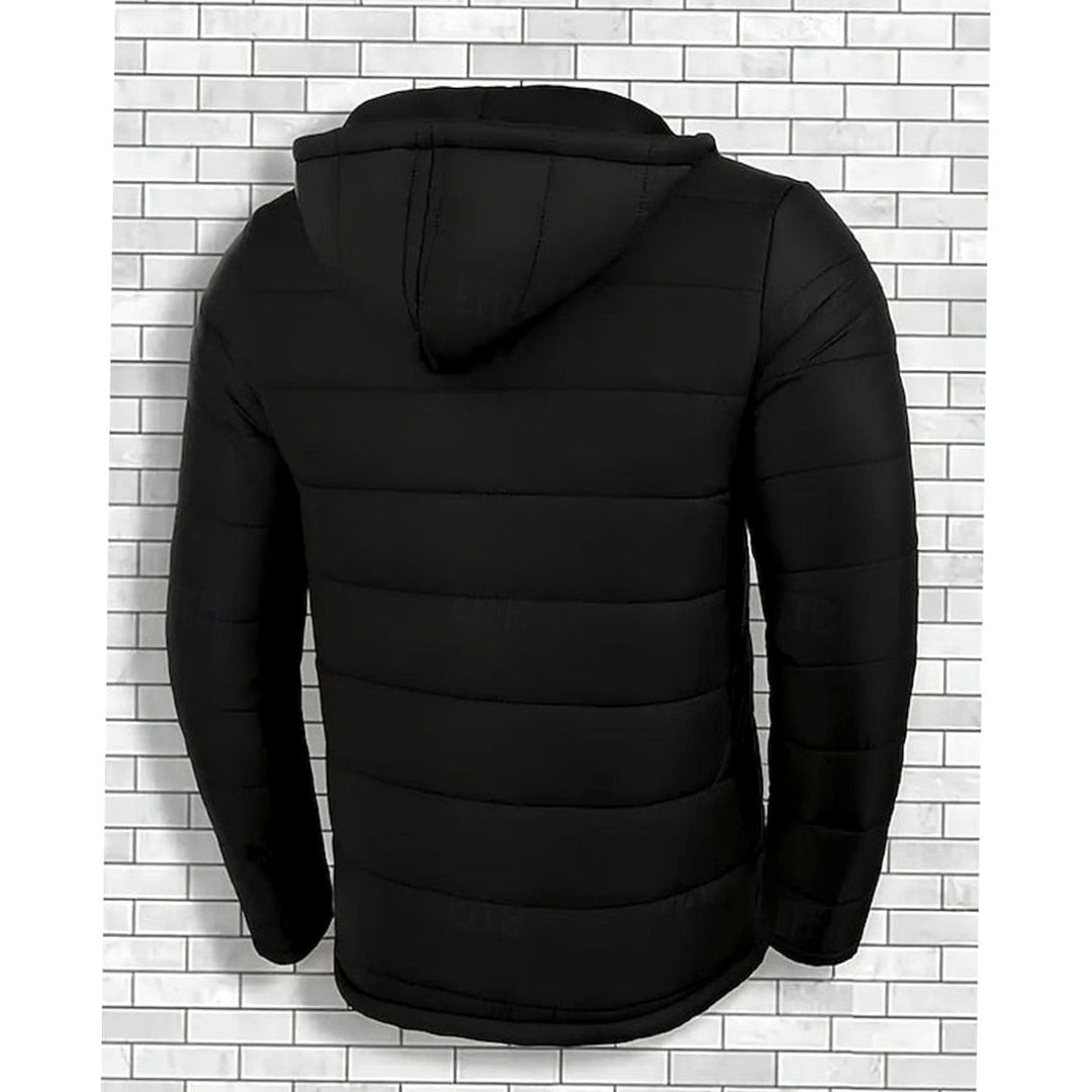Lyle | Men's Hooded Quilted Coated Puffer Jacket