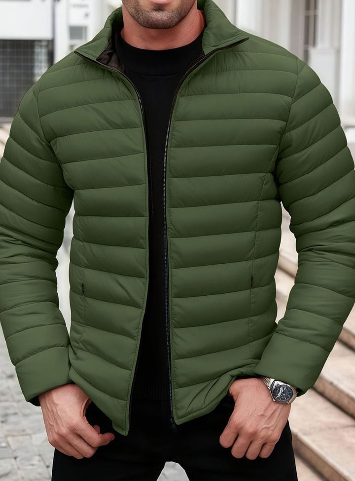 Ewan | Men's Lightweight Quilted Zip-Up Puffer Jacket