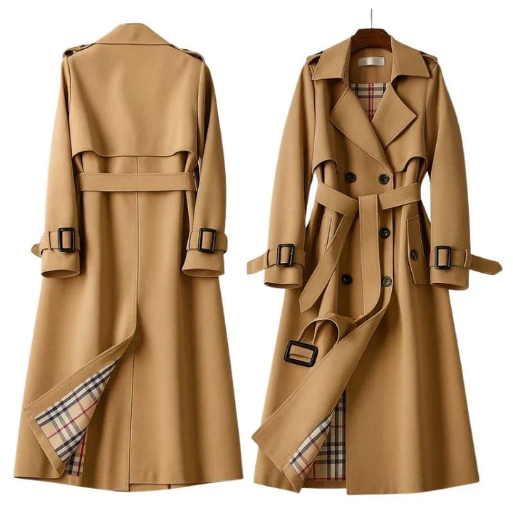Hilary | Women's Double-Breasted Belted Trench Coat