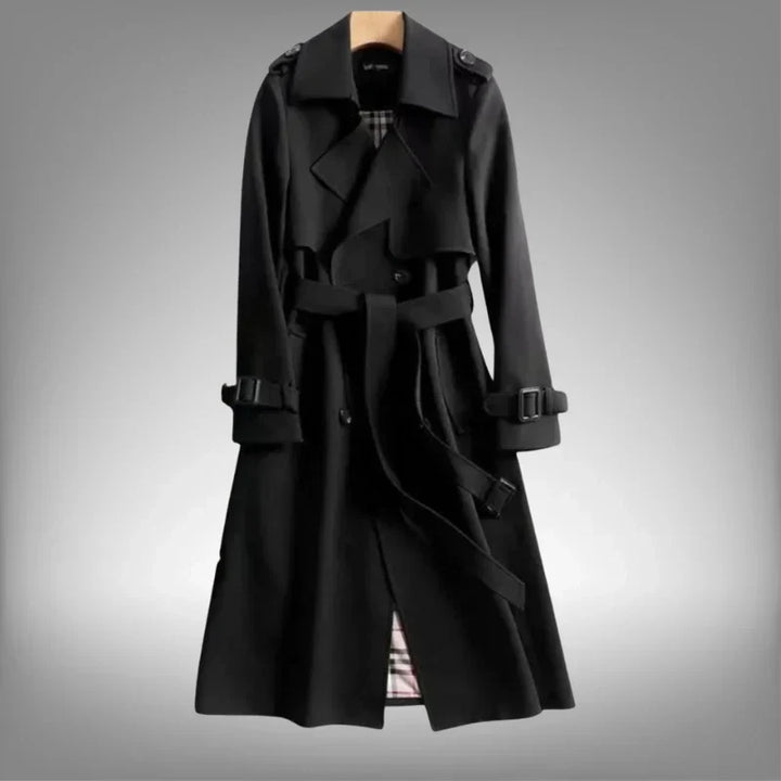 Hilary | Women's Double-Breasted Belted Trench Coat
