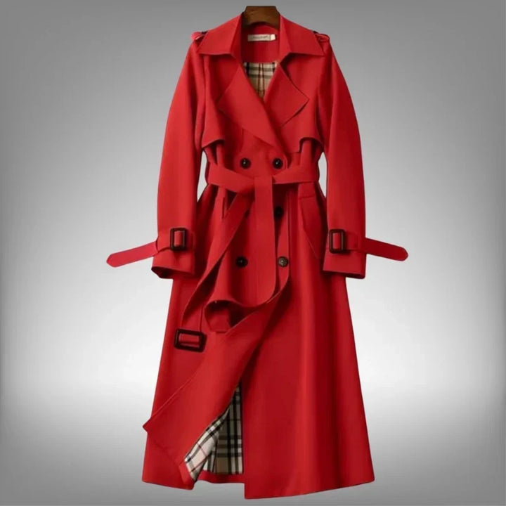 Hilary | Women's Double-Breasted Belted Trench Coat