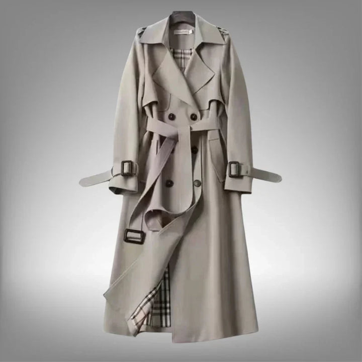Hilary | Women's Double-Breasted Belted Trench Coat