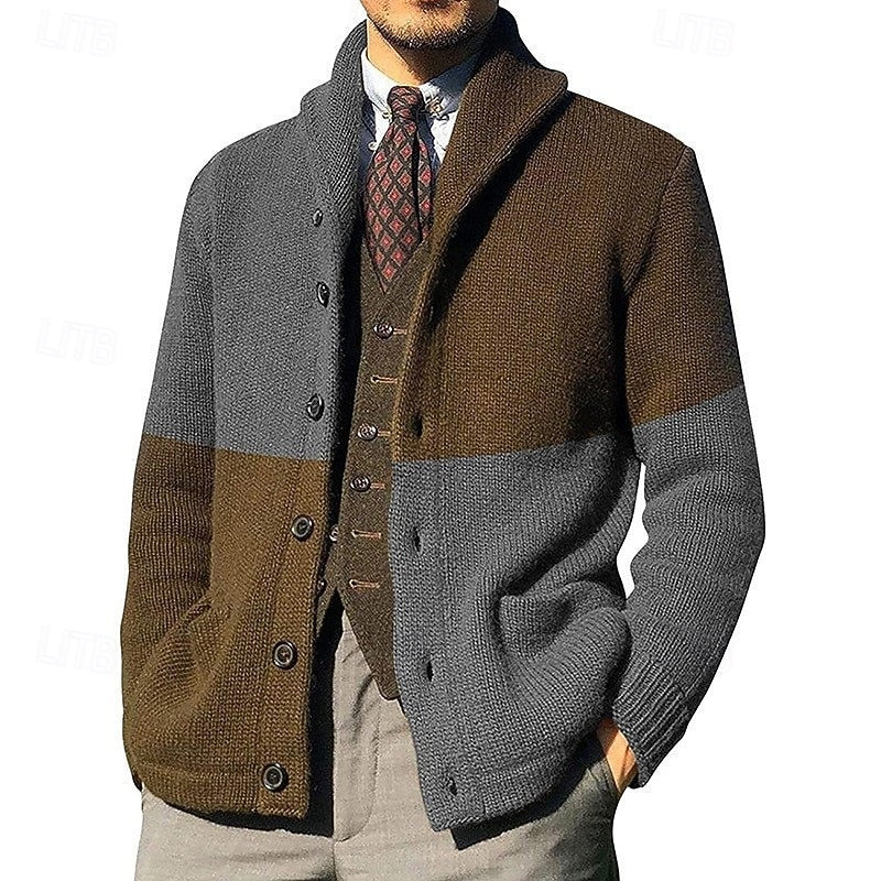Vaughan | Men's Shawl Collar Knit Cardigan