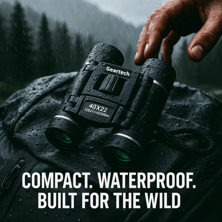 Compact Binoculars – Lightweight Pocket Binoculars with Wide Field of View for Birdwatching, Travel and Outdoor Adventures