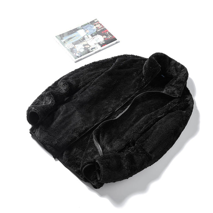Ismene | Women's Sherpa Fleece Full-Zip Jacket with Stand Collar