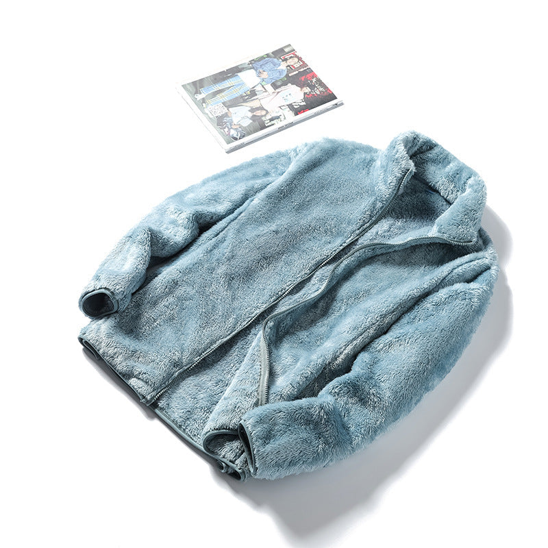Ismene | Women's Sherpa Fleece Full-Zip Jacket with Stand Collar