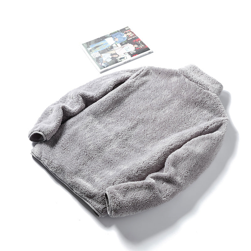 Ismene | Women's Sherpa Fleece Full-Zip Jacket with Stand Collar