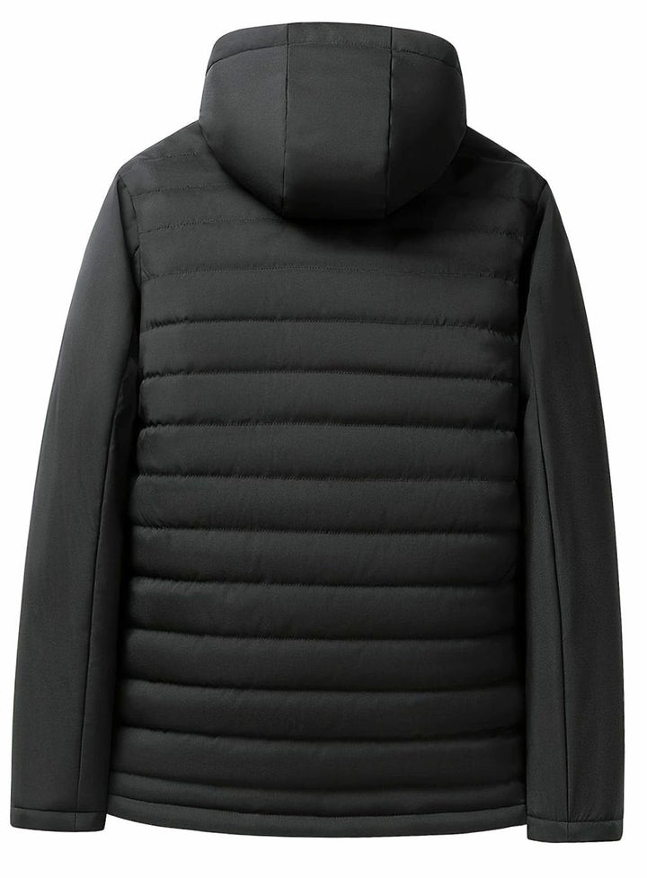 Killian | Men's Fleece-Lined Hooded Quilted Winter Jacket