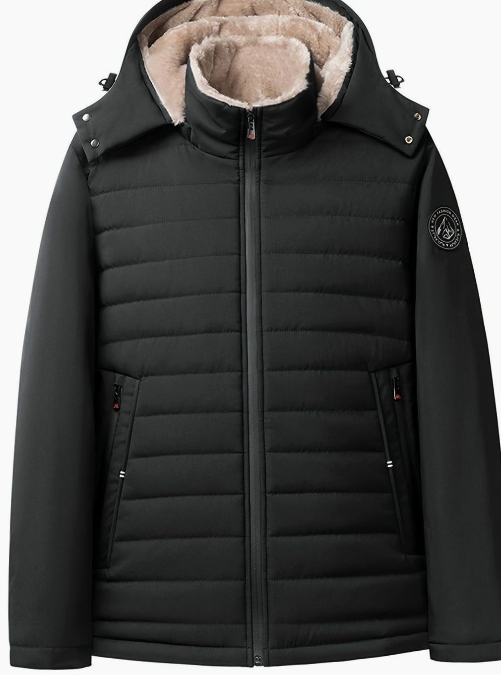 Killian | Men's Fleece-Lined Hooded Quilted Winter Jacket