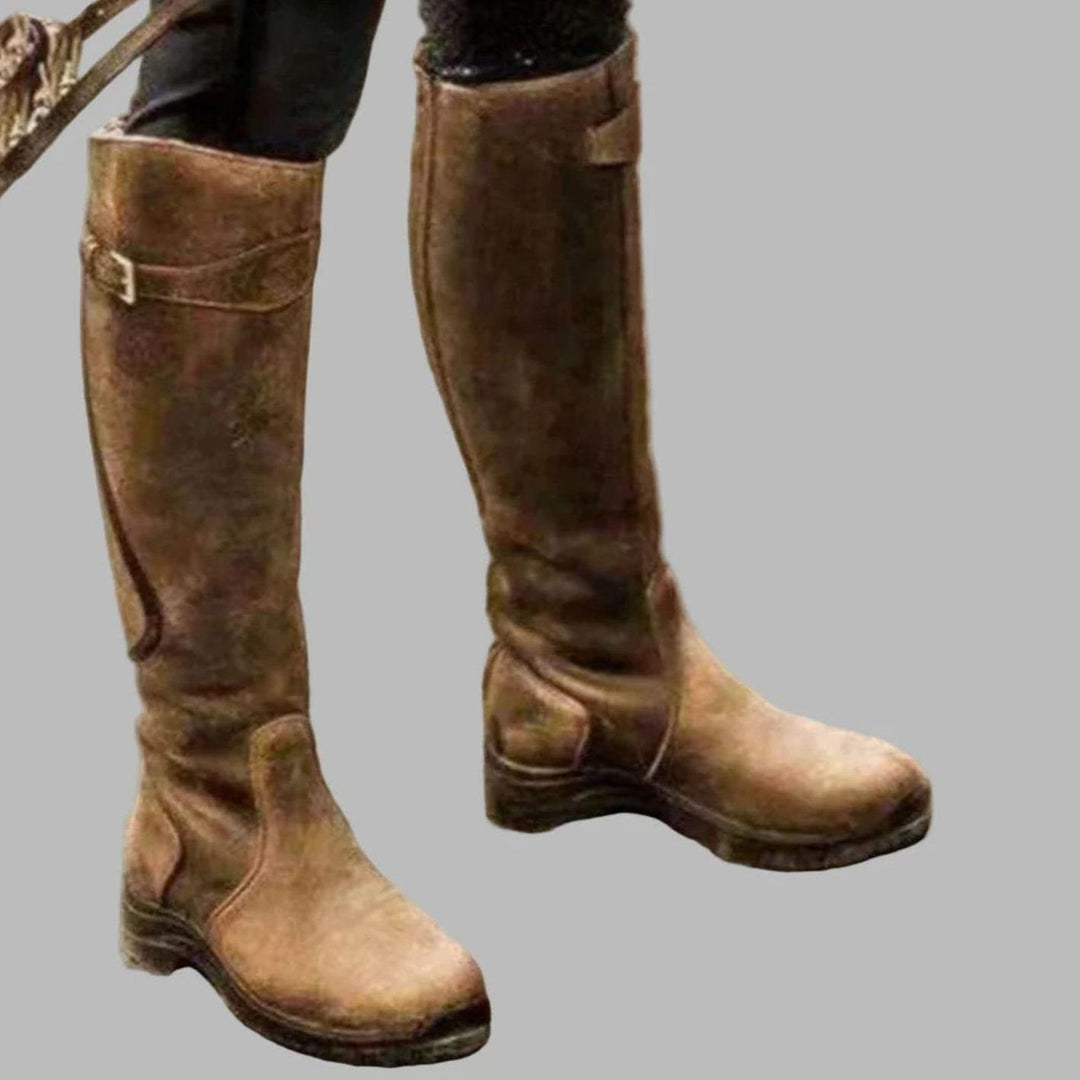 Alice | Women's Orthopaedic Leather Knee-High Boots