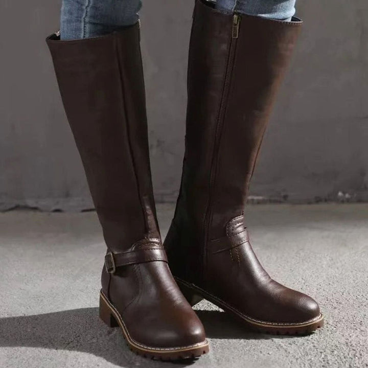 Lily | Women's Orthopaedic Leather Knee-High Boots