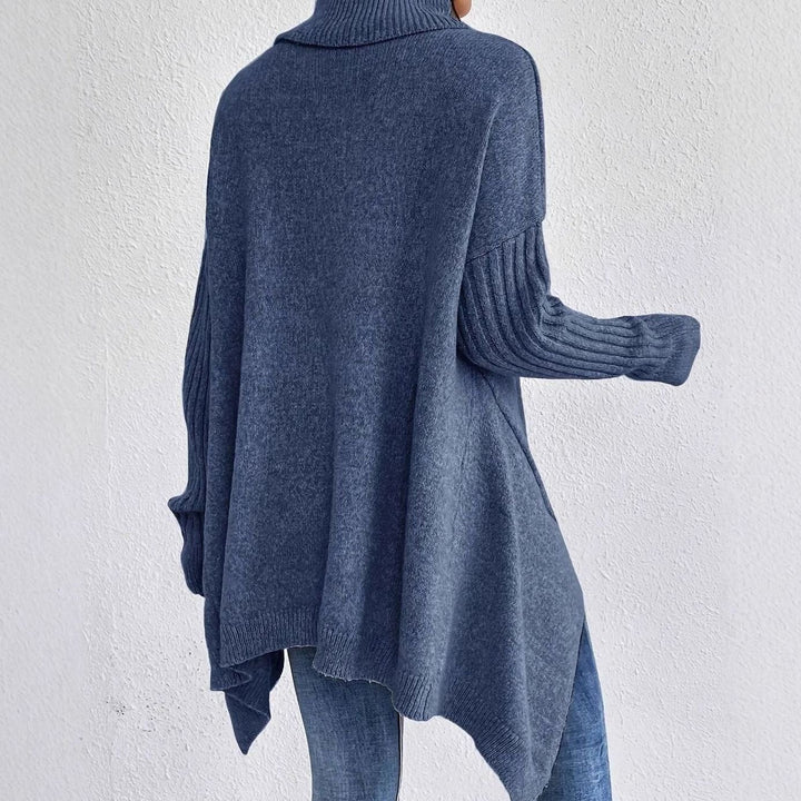 Mairi | Women's Oversized Cashmere-Blend Roll Neck Jumper