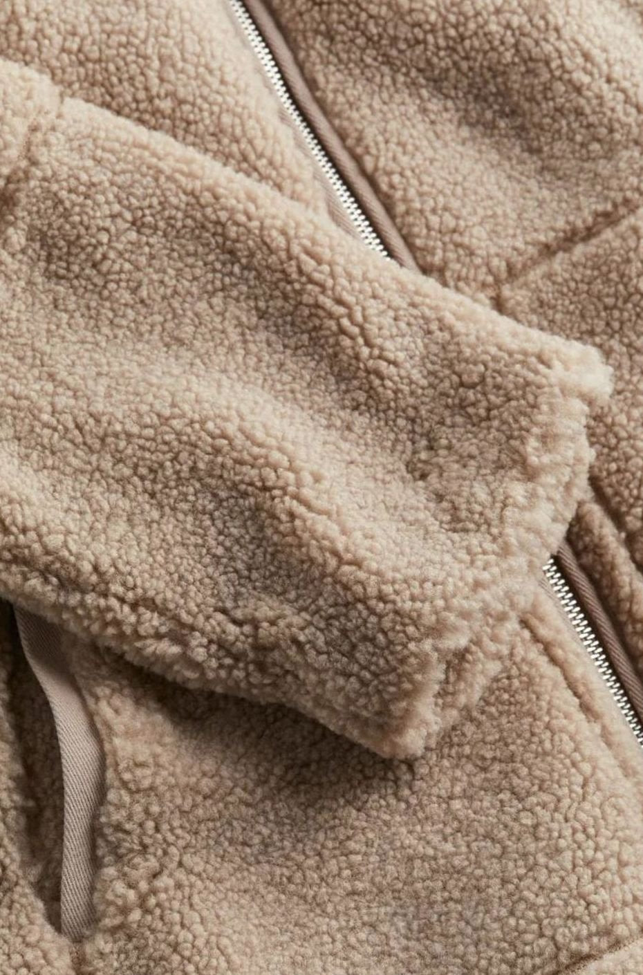 Elvira | Women's Relaxed Fit Teddy Fleece Zip-Up Jacket