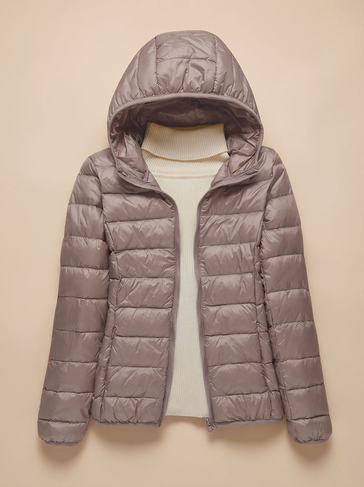 Amber | Women's Lightweight Hooded Puffer Coat