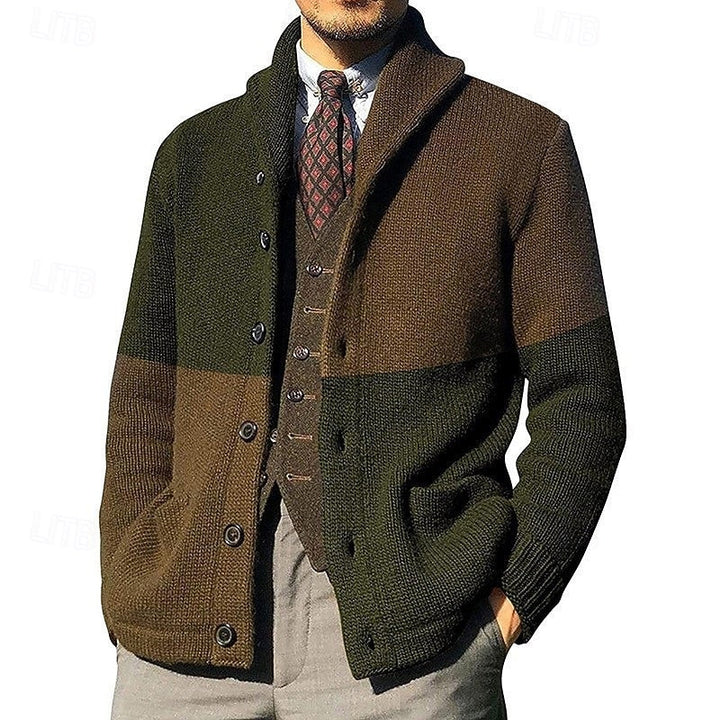 Vaughan | Men's Shawl Collar Knit Cardigan