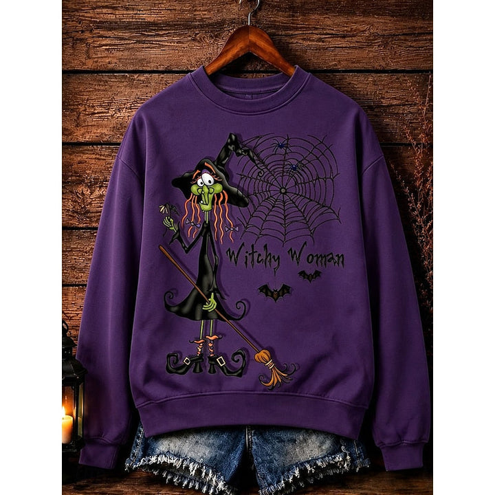 Pamela | Women's Halloween Graphic Sweatshirt