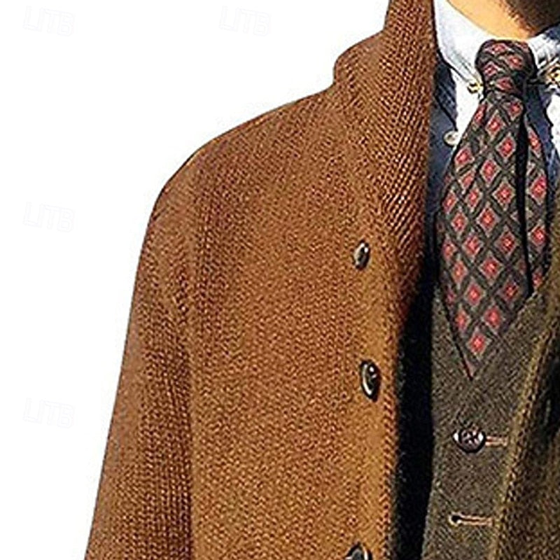 Vaughan | Men's Shawl Collar Knit Cardigan